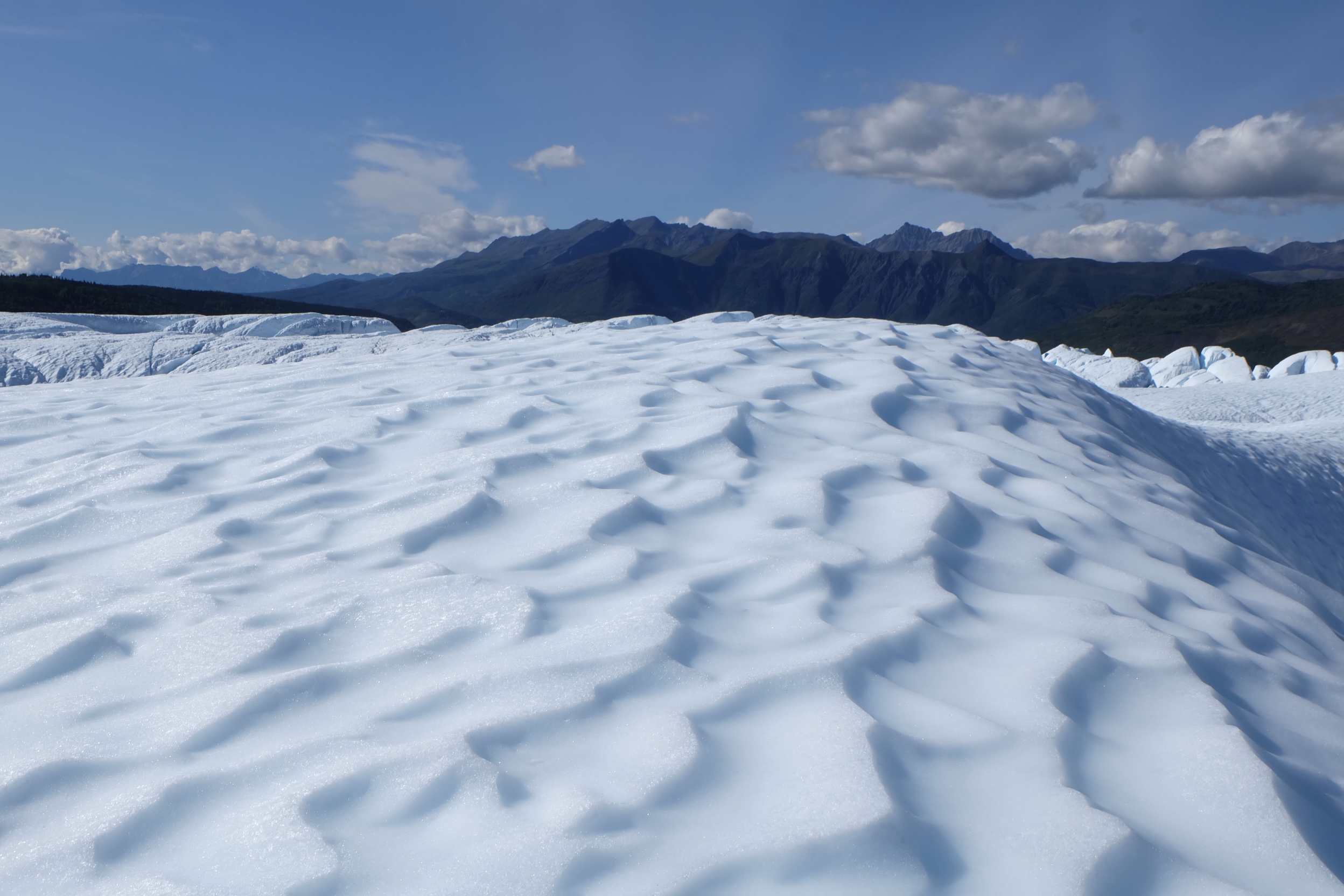 Image a section of the Matanuska Glacier